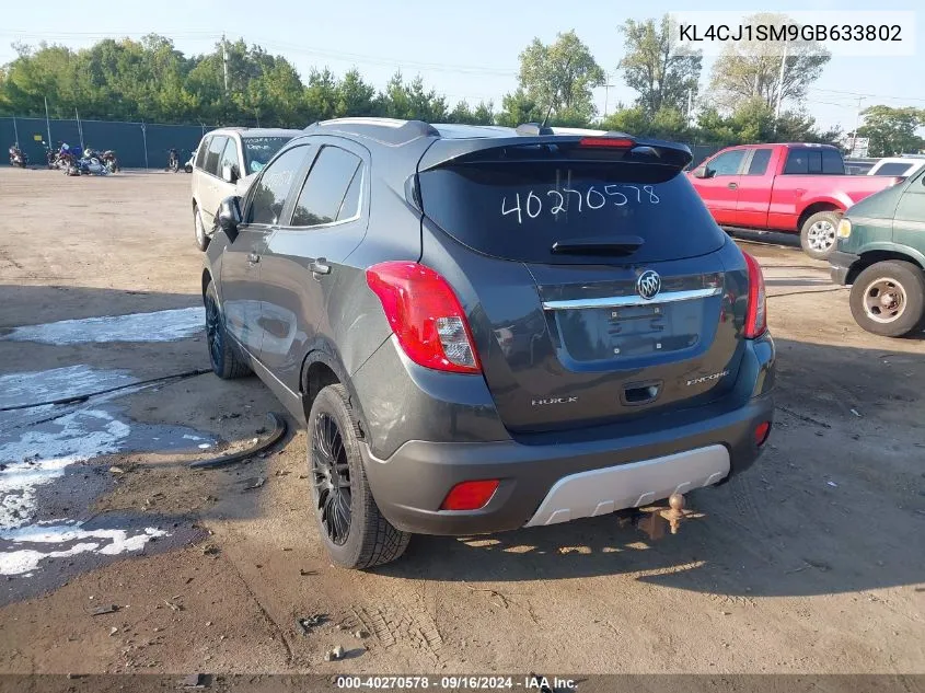 KL4CJ1SM9GB633802 2016 Buick Encore Sport Touring