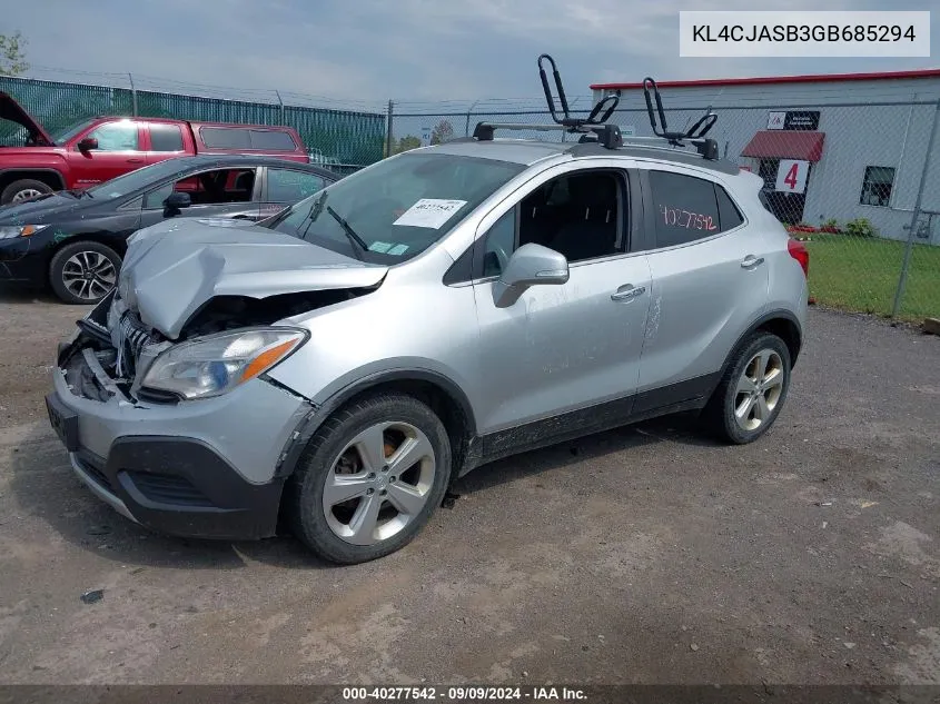 2016 Buick Encore VIN: KL4CJASB3GB685294 Lot: 40277542