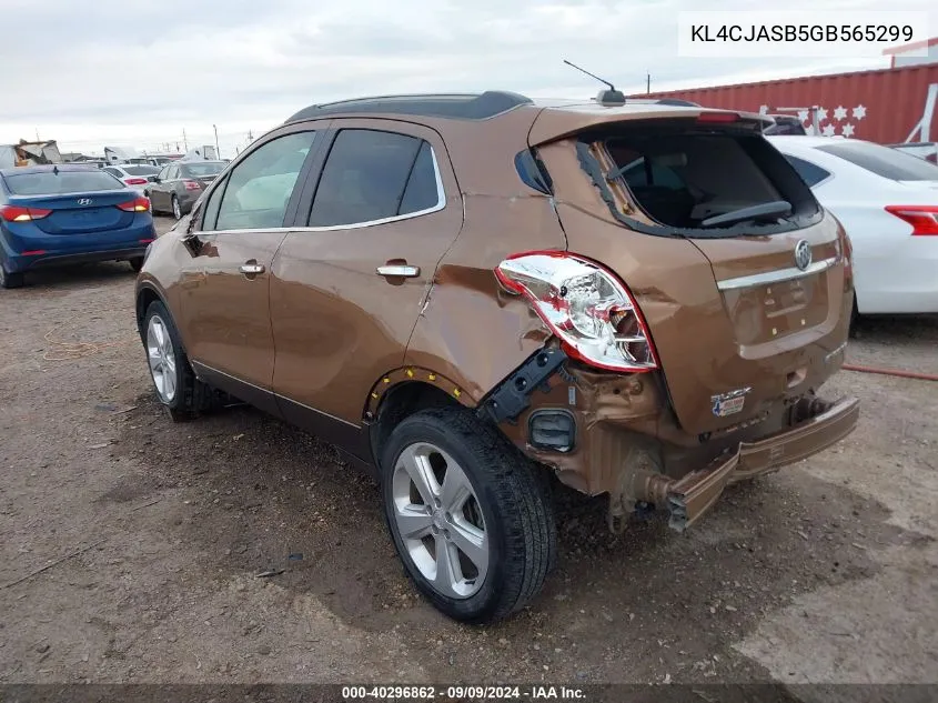 KL4CJASB5GB565299 2016 Buick Encore