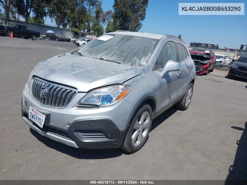 KL4CJASB0GB653290 2016 Buick Encore