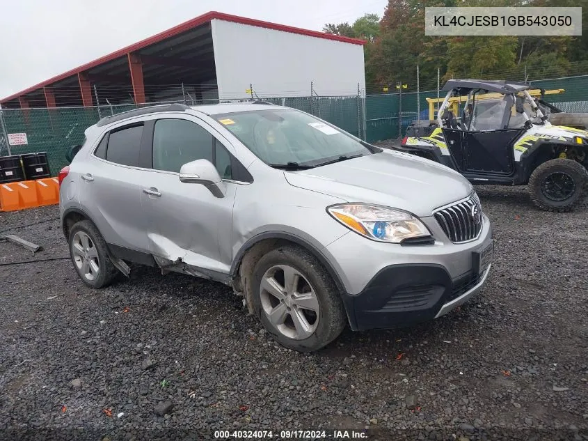 2016 Buick Encore VIN: KL4CJESB1GB543050 Lot: 40324074