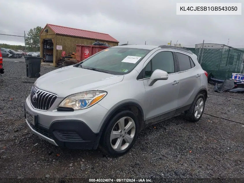 2016 Buick Encore VIN: KL4CJESB1GB543050 Lot: 40324074