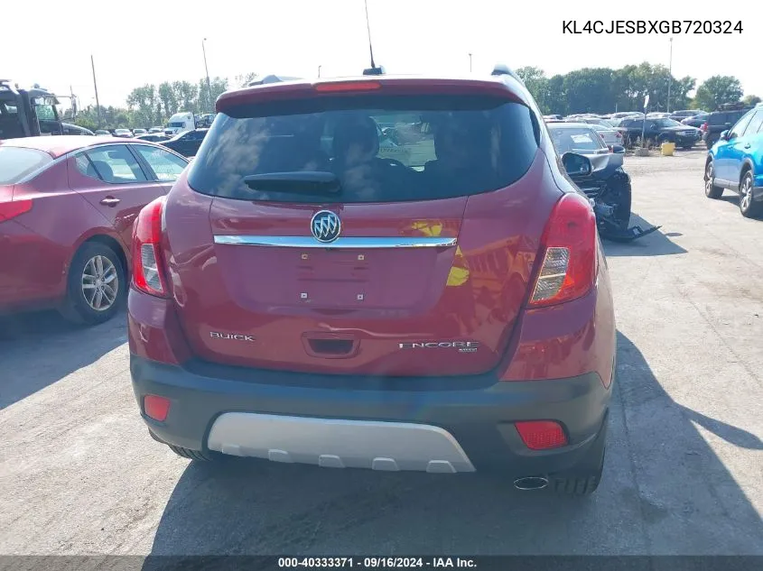 KL4CJESBXGB720324 2016 Buick Encore