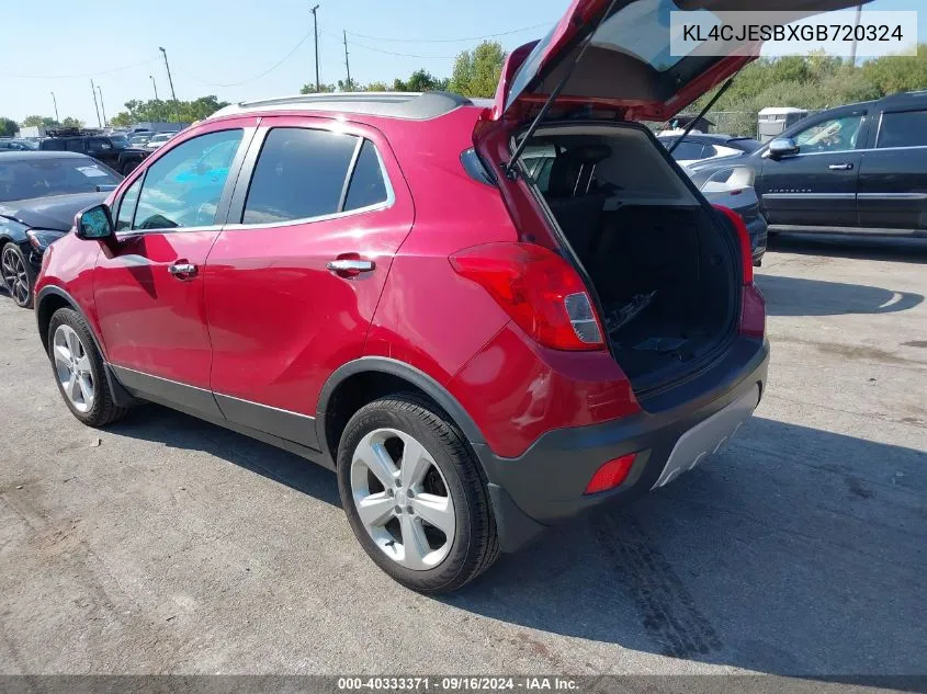 KL4CJESBXGB720324 2016 Buick Encore