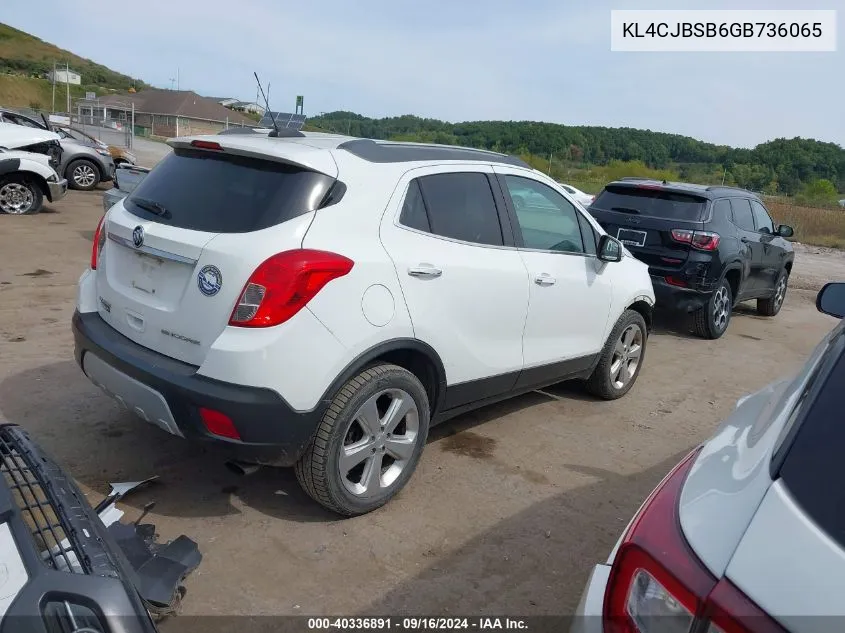 2016 Buick Encore Convenience VIN: KL4CJBSB6GB736065 Lot: 40336891