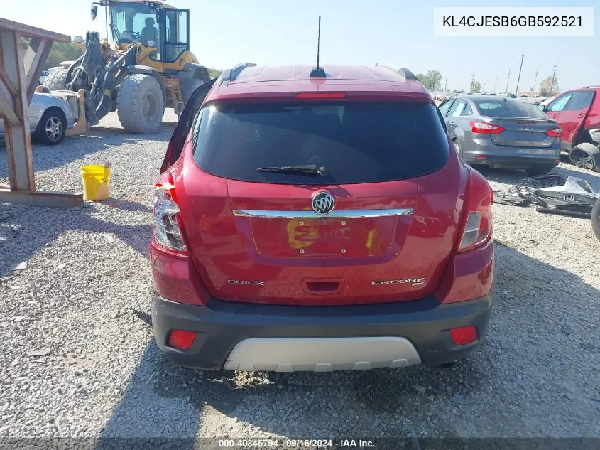 KL4CJESB6GB592521 2016 Buick Encore