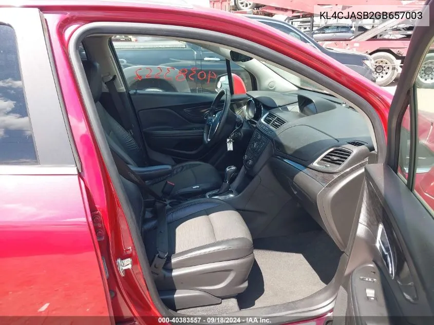 KL4CJASB2GB657003 2016 Buick Encore