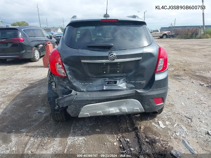 KL4CJGSB9GB600753 2016 Buick Encore