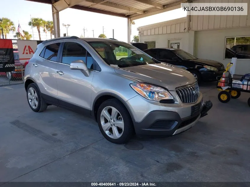 KL4CJASBXGB690136 2016 Buick Encore