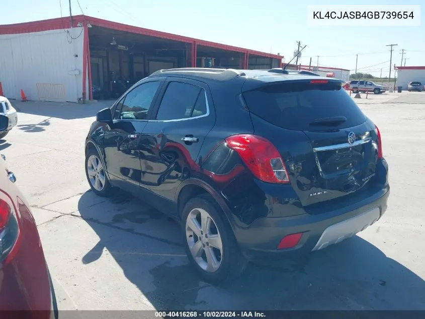 2016 Buick Encore VIN: KL4CJASB4GB739654 Lot: 40416268