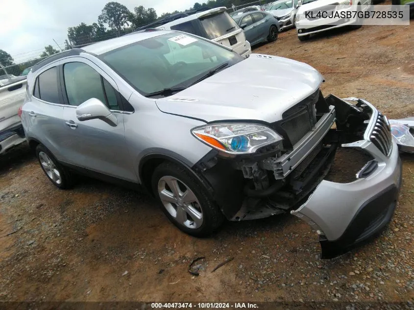 2016 Buick Encore VIN: KL4CJASB7GB728535 Lot: 40473474