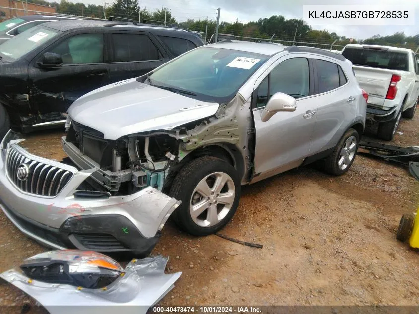 KL4CJASB7GB728535 2016 Buick Encore