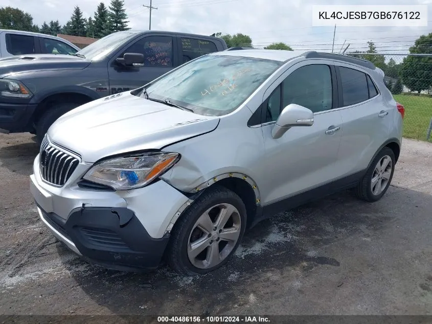 KL4CJESB7GB676122 2016 Buick Encore