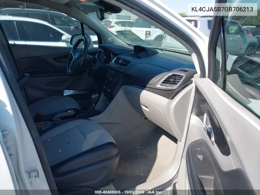 KL4CJASB7GB706213 2016 Buick Encore