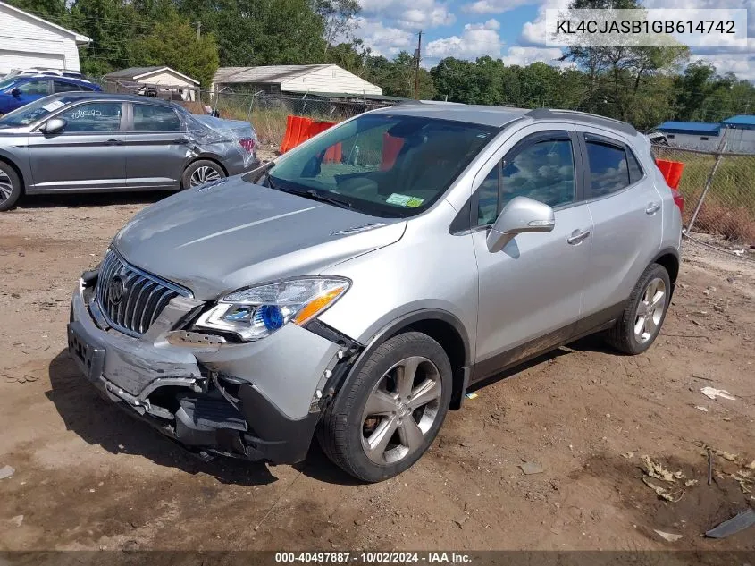 KL4CJASB1GB614742 2016 Buick Encore