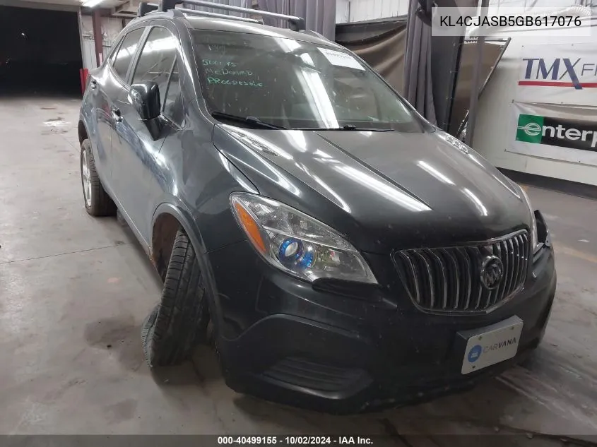 KL4CJASB5GB617076 2016 Buick Encore