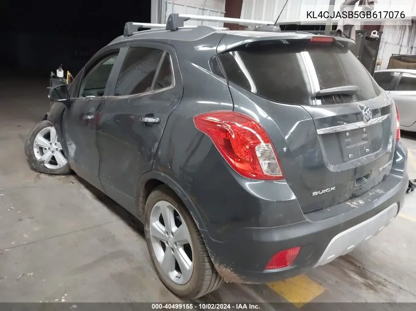 KL4CJASB5GB617076 2016 Buick Encore