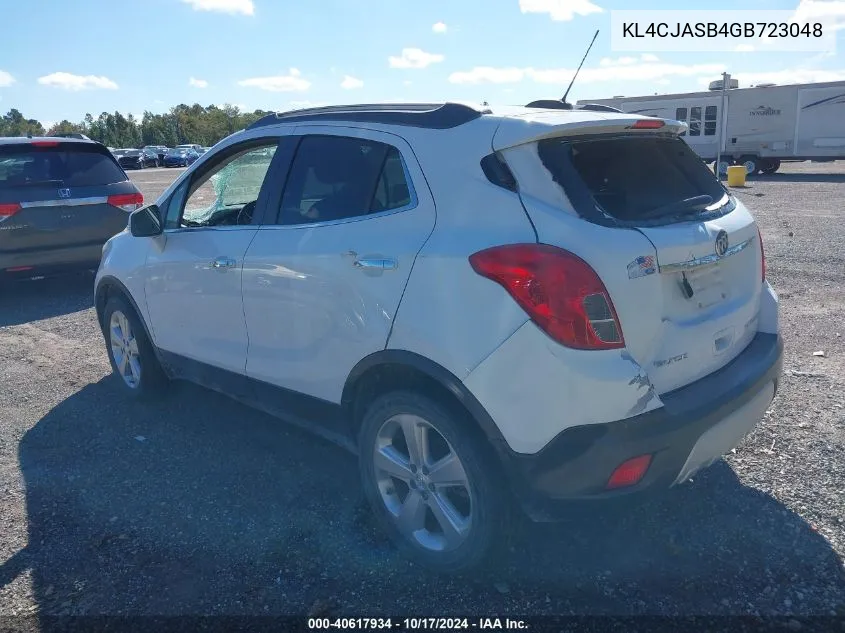 2016 Buick Encore VIN: KL4CJASB4GB723048 Lot: 40617934