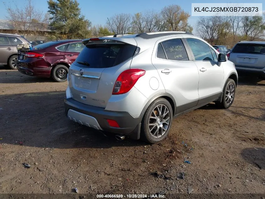 2016 Buick Encore Sport Touring VIN: KL4CJ2SMXGB720873 Lot: 40666589