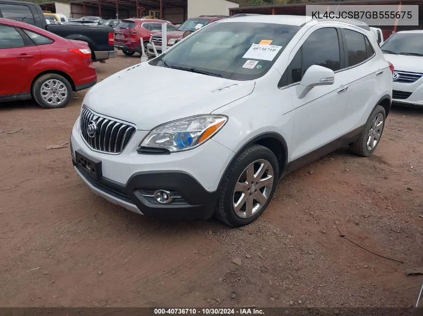 KL4CJCSB7GB555675 2016 Buick Encore Leather