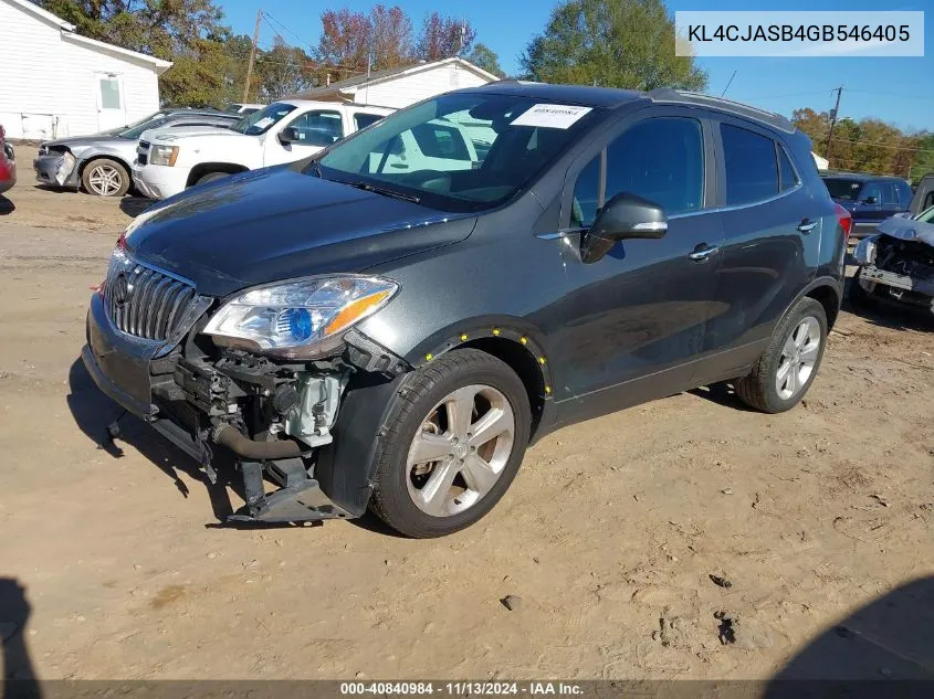 2016 Buick Encore VIN: KL4CJASB4GB546405 Lot: 40840984