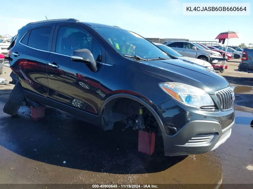 2016 Buick Encore VIN: KL4CJASB6GB660664 Lot: 40900648