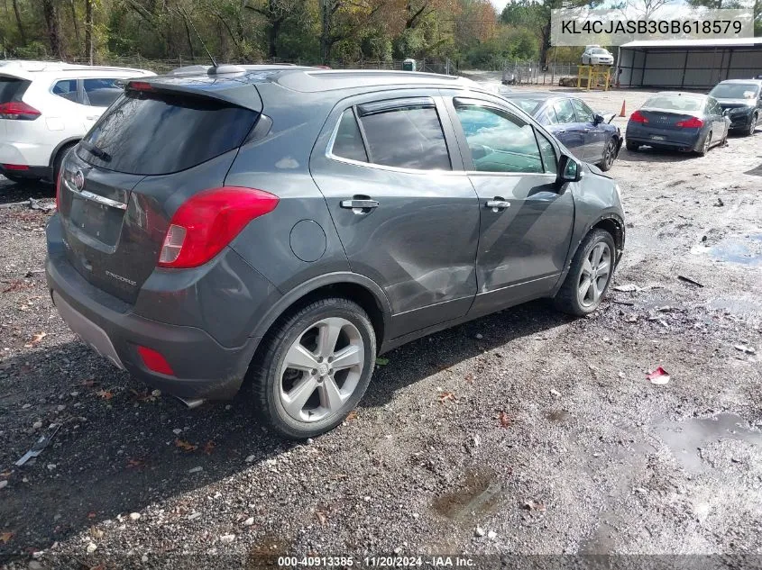 2016 Buick Encore VIN: KL4CJASB3GB618579 Lot: 40913385