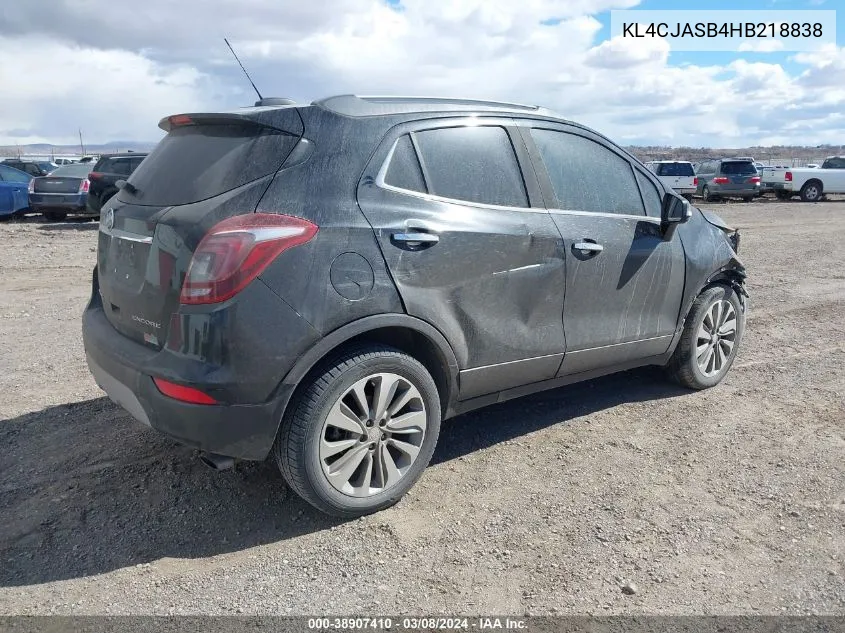 KL4CJASB4HB218838 2017 Buick Encore