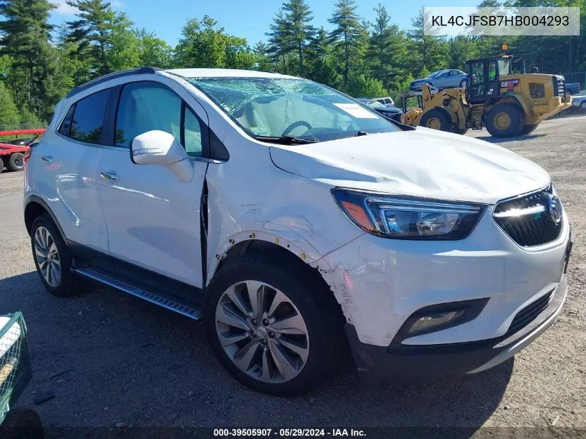 KL4CJFSB7HB004293 2017 Buick Encore Preferred Ii