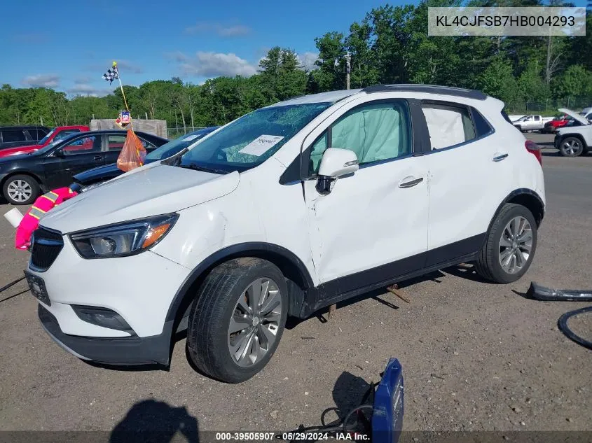 KL4CJFSB7HB004293 2017 Buick Encore Preferred Ii