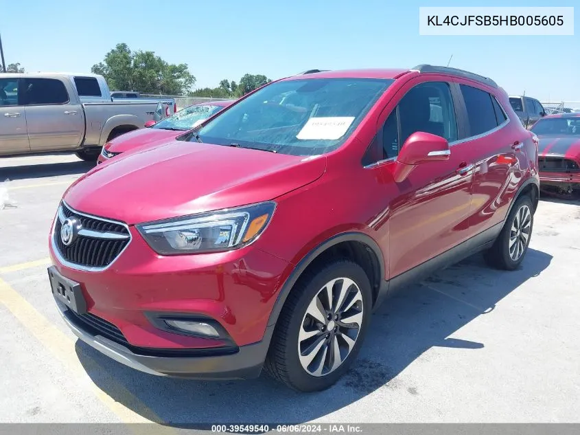 KL4CJFSB5HB005605 2017 Buick Encore Preferred Ii