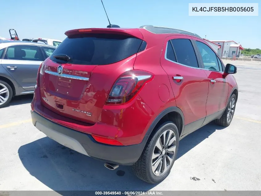 KL4CJFSB5HB005605 2017 Buick Encore Preferred Ii