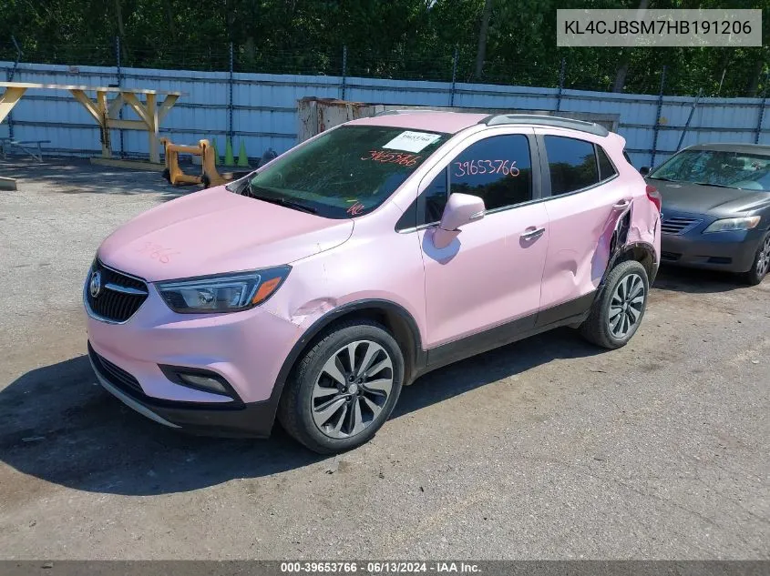 KL4CJBSM7HB191206 2017 Buick Encore Preferred Ii