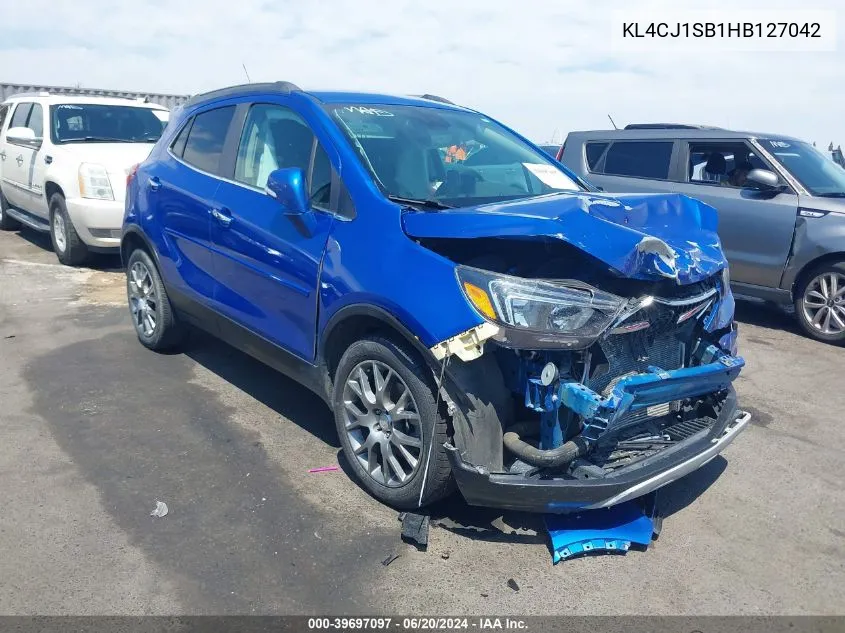 KL4CJ1SB1HB127042 2017 Buick Encore Sport Touring