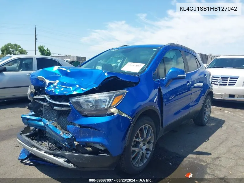 KL4CJ1SB1HB127042 2017 Buick Encore Sport Touring