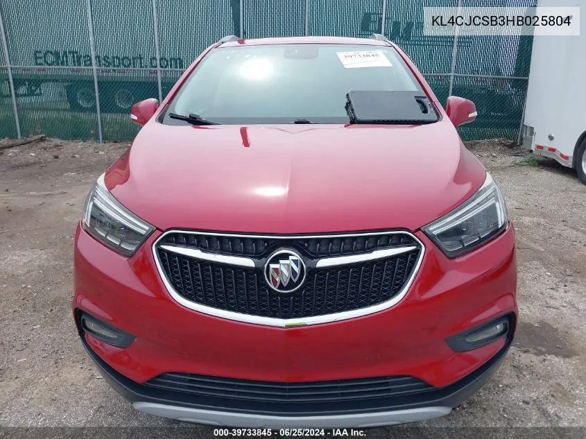 KL4CJCSB3HB025804 2017 Buick Encore Essence