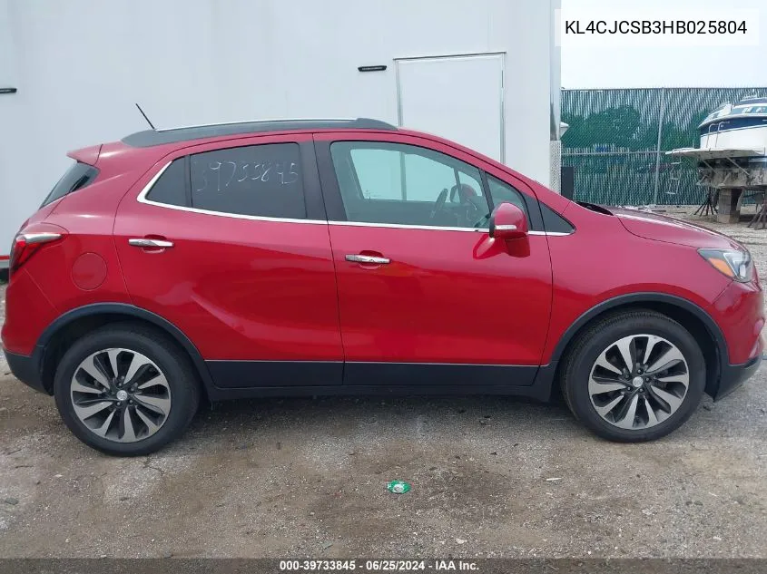 KL4CJCSB3HB025804 2017 Buick Encore Essence