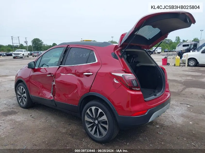 KL4CJCSB3HB025804 2017 Buick Encore Essence