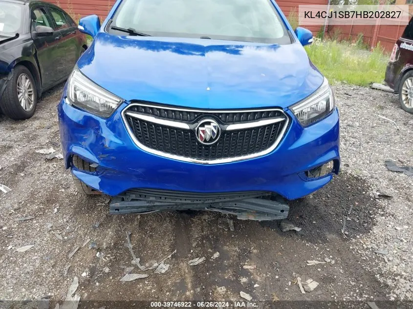 KL4CJ1SB7HB202827 2017 Buick Encore Sport Touring