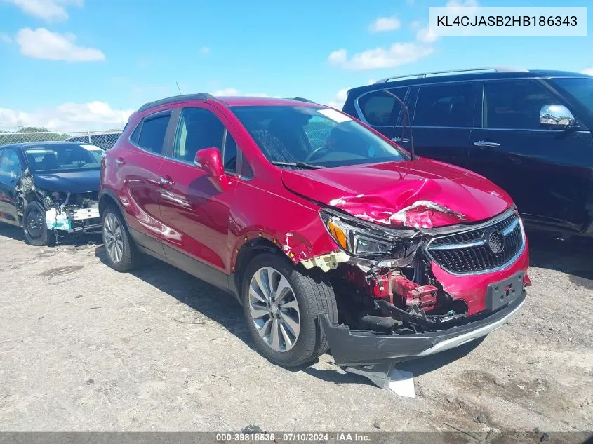 KL4CJASB2HB186343 2017 Buick Encore Preferred