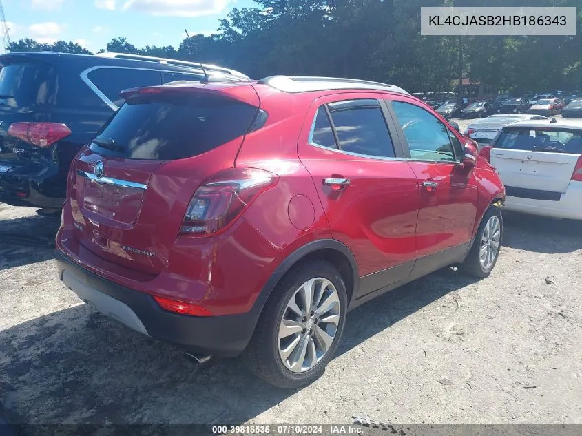 KL4CJASB2HB186343 2017 Buick Encore Preferred