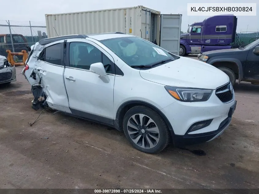 2017 Buick Encore Preferred Ii VIN: KL4CJFSBXHB030824 Lot: 39872898