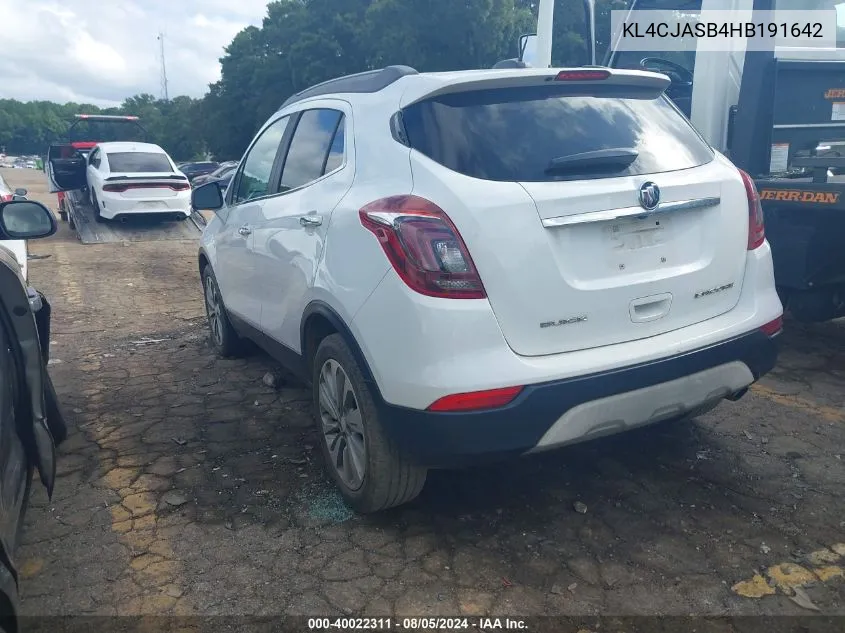 KL4CJASB4HB191642 2017 Buick Encore Preferred