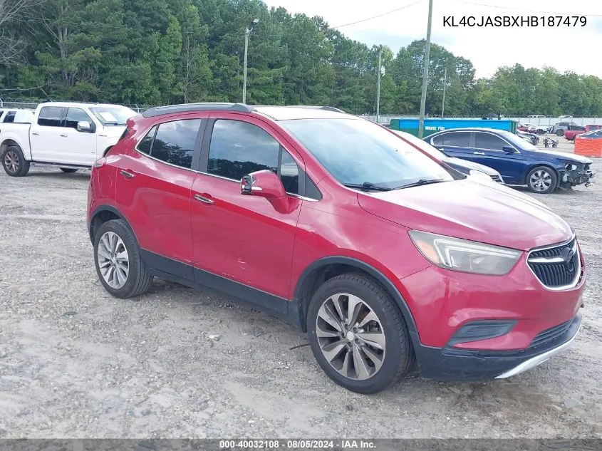 KL4CJASBXHB187479 2017 Buick Encore Preferred