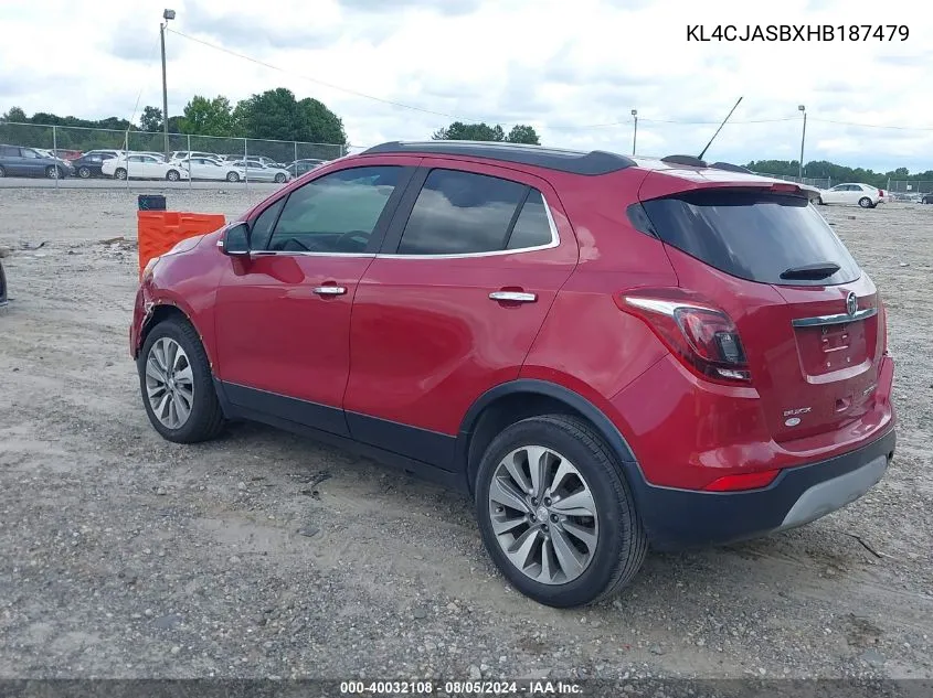 KL4CJASBXHB187479 2017 Buick Encore Preferred