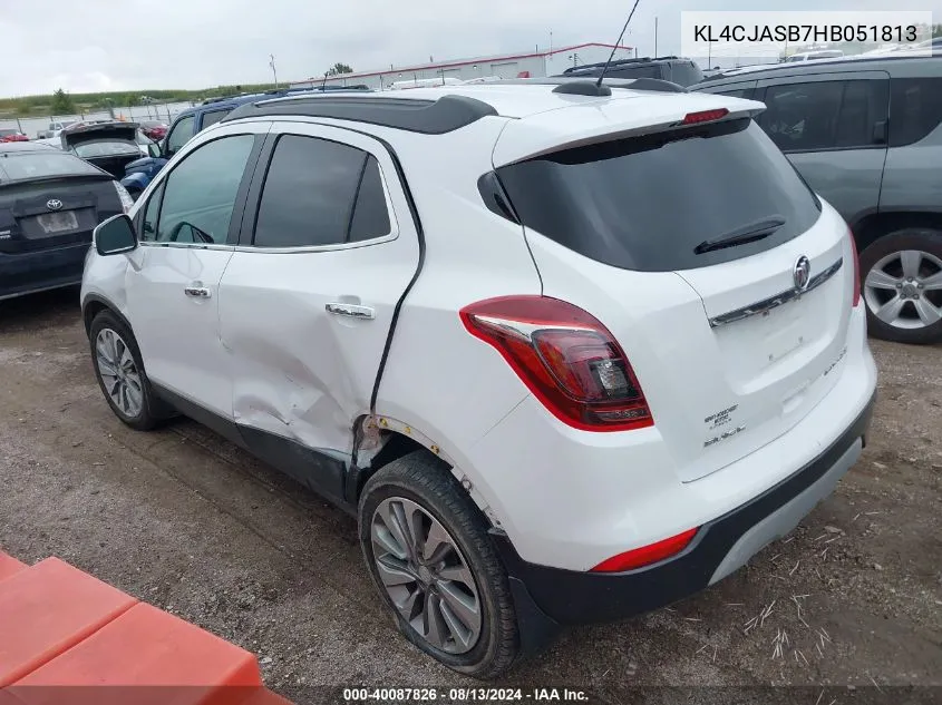 KL4CJASB7HB051813 2017 Buick Encore Preferred