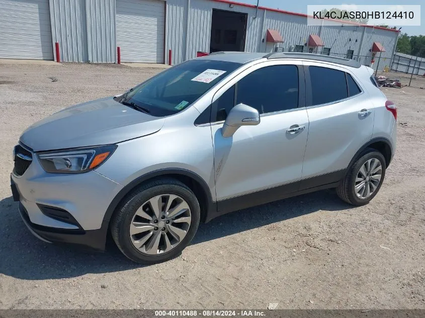 KL4CJASB0HB124410 2017 Buick Encore Preferred