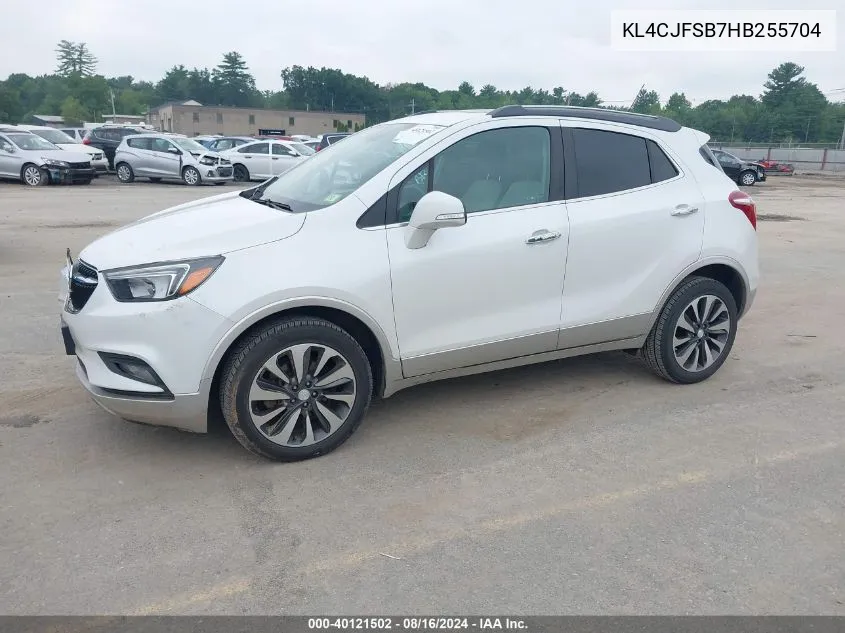 2017 Buick Encore Preferred Ii VIN: KL4CJFSB7HB255704 Lot: 40121502