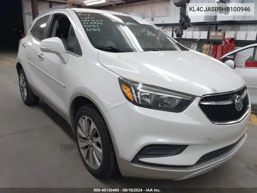 KL4CJASB9HB100946 2017 Buick Encore Preferred