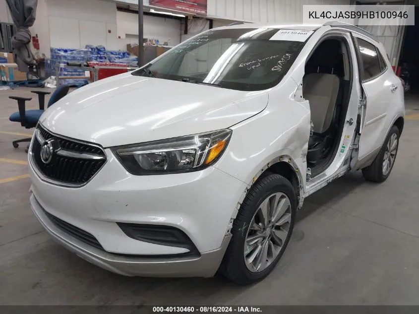 KL4CJASB9HB100946 2017 Buick Encore Preferred